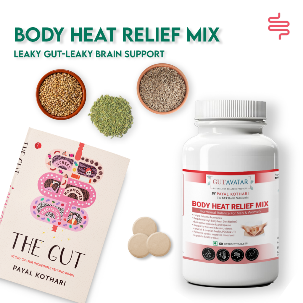 Body Heat Control Tablets | Herbal Cooling Relief Mix