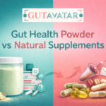GutAvatar Gut Health Powder comparison with natural supplements for better digestion and microbiome balance