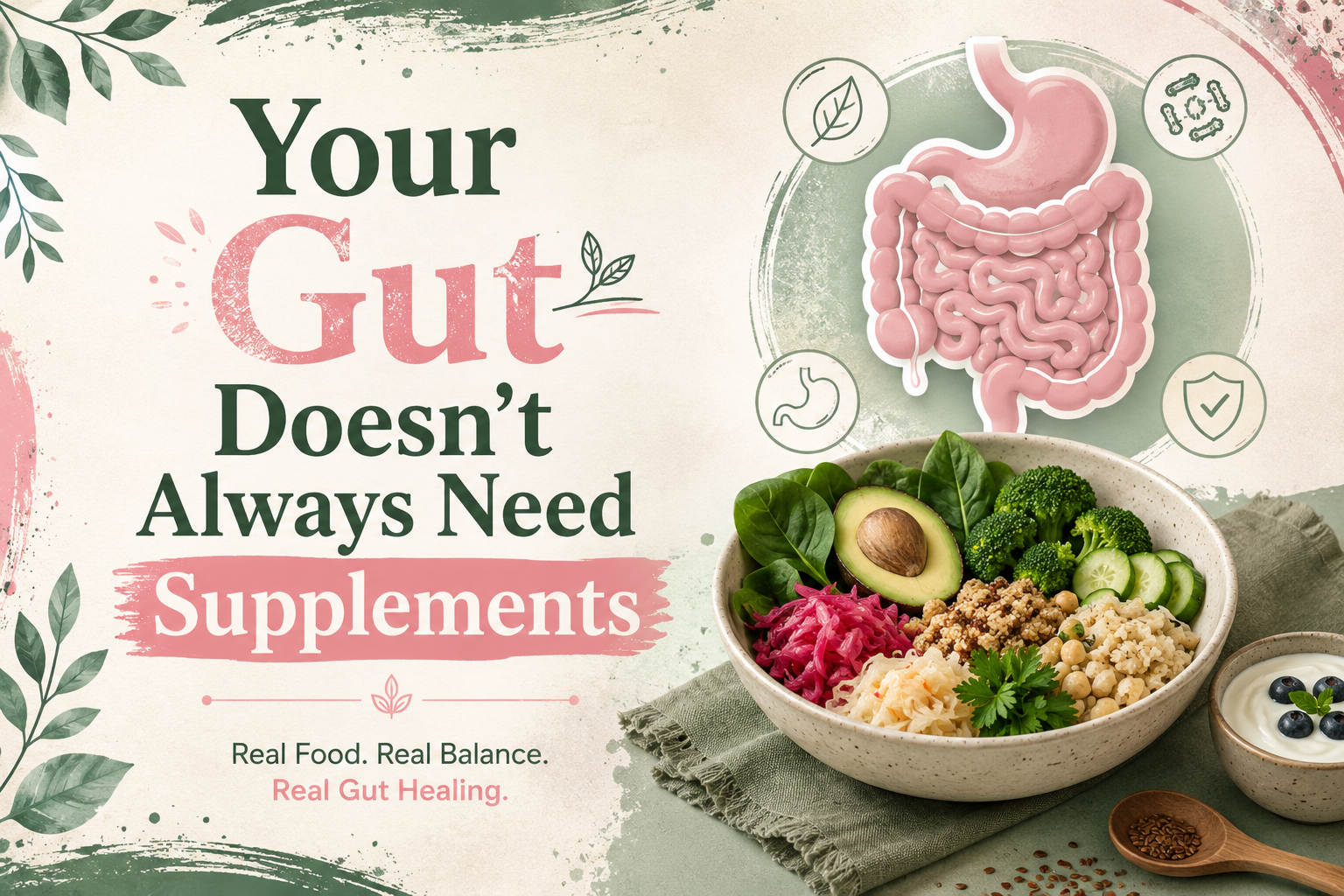 GutAvatar highlights natural gut healing foods that restore digestion, balance microbiome health, and boost immunity naturally.