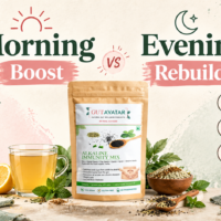 best time to take immunity booster powder